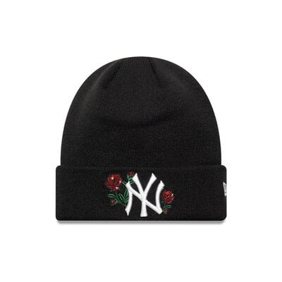 Wmns Sequin Rose Beanie New York Yankees New Era