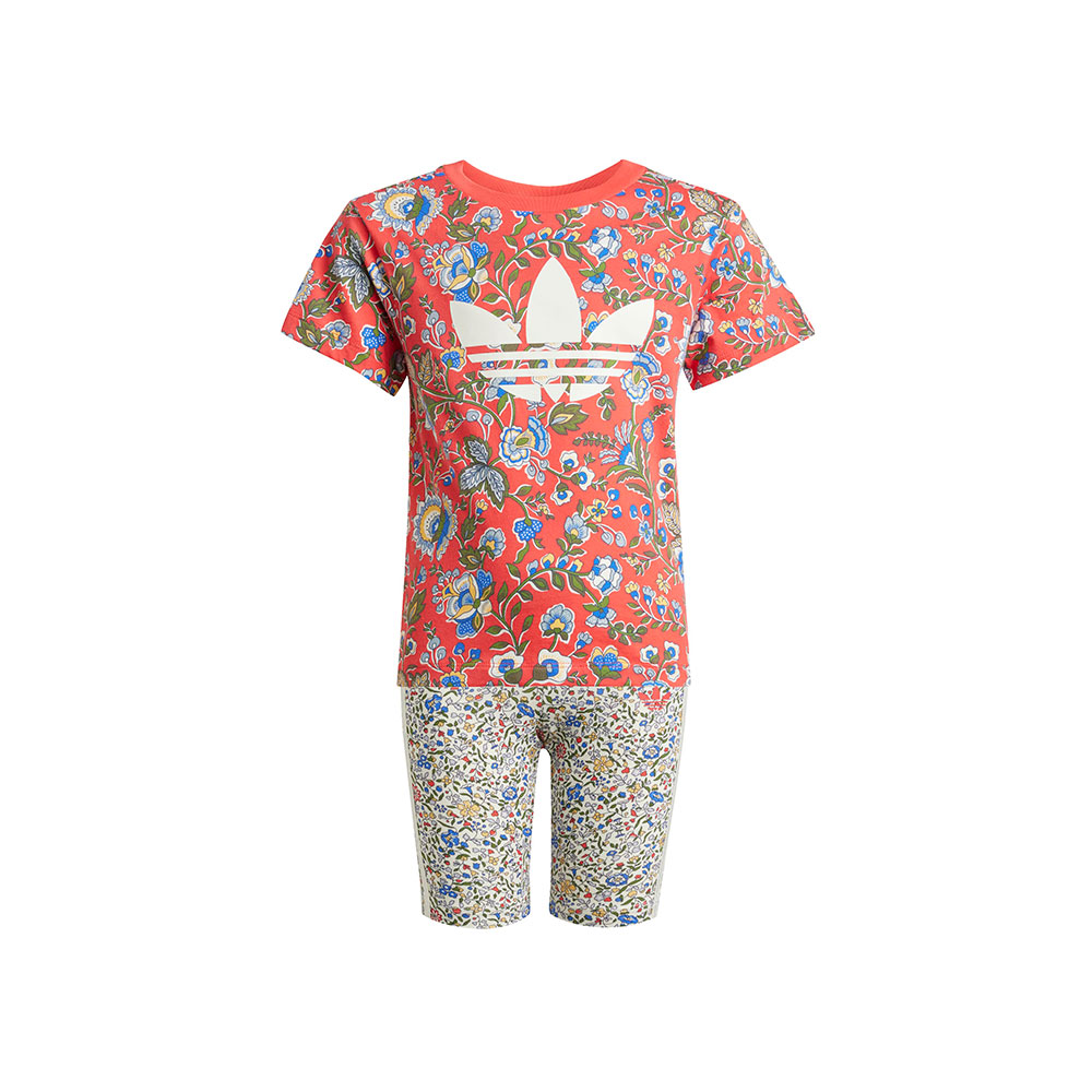 Originals X Liberty London Short Tee Set Kids Adidas ROJO 