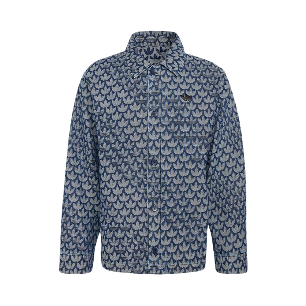 Denim Monogram Shirt Adidas AZUL 