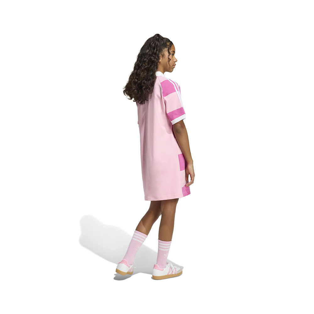 Disney Loose Polo T Shirt Dress Adidas ROSA 