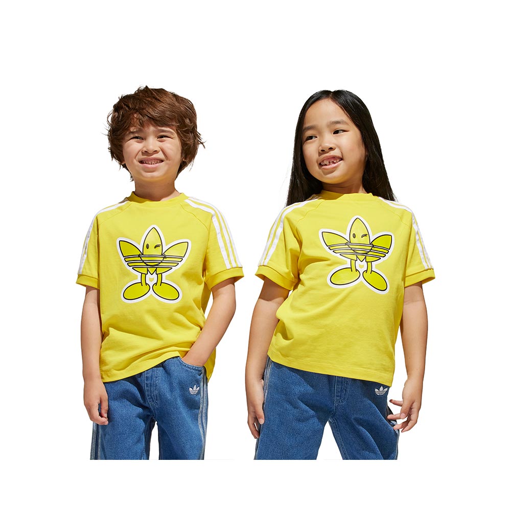 Playera Originals X Smiley World Infantil Adidas image number 2