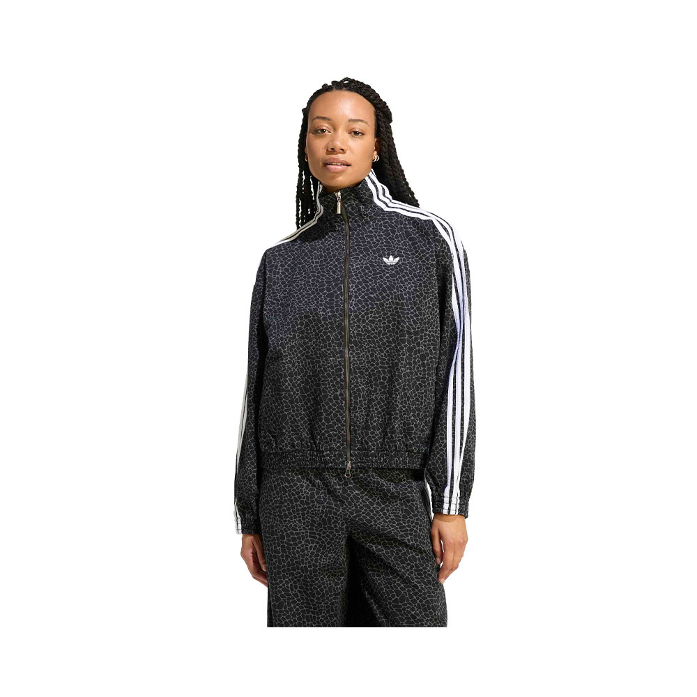 Firebird Oversized Aop Denim Jacket Adidas NEGRO 