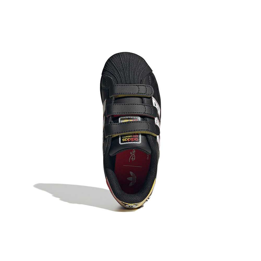 Disney Superstar Led Lights Comfort Closure Shoes Kids Adidas NEGRO 
