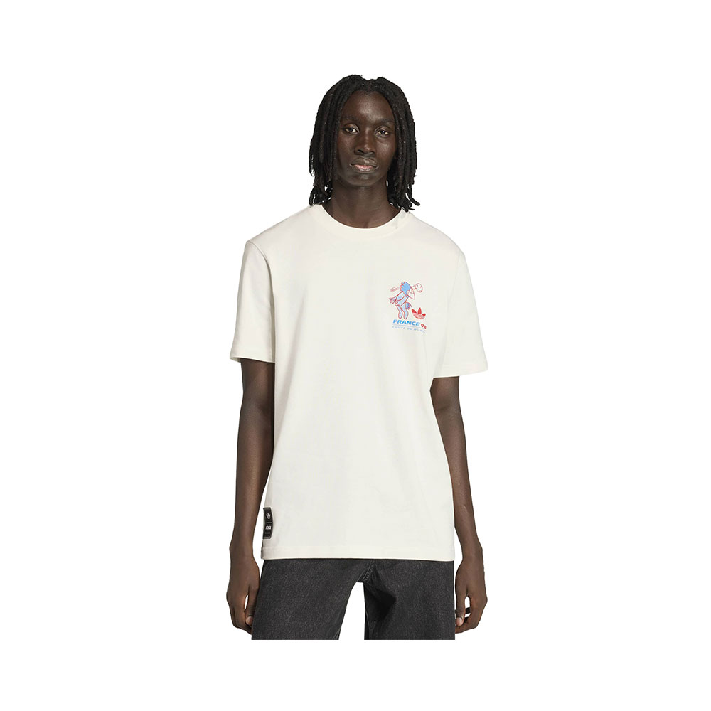Fifa World Cup 26 Footix Mascot T Shirt Adidas BLANCO 