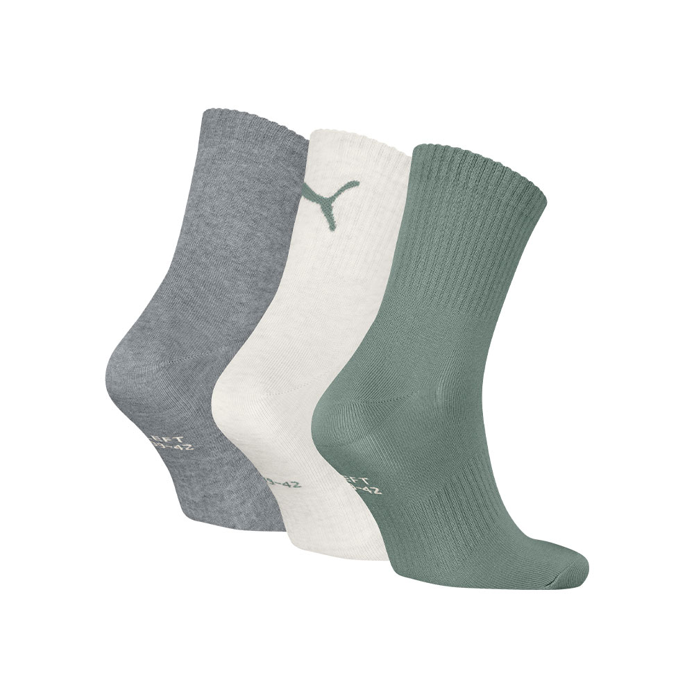 Unisex Logo Short Crew 3P Puma