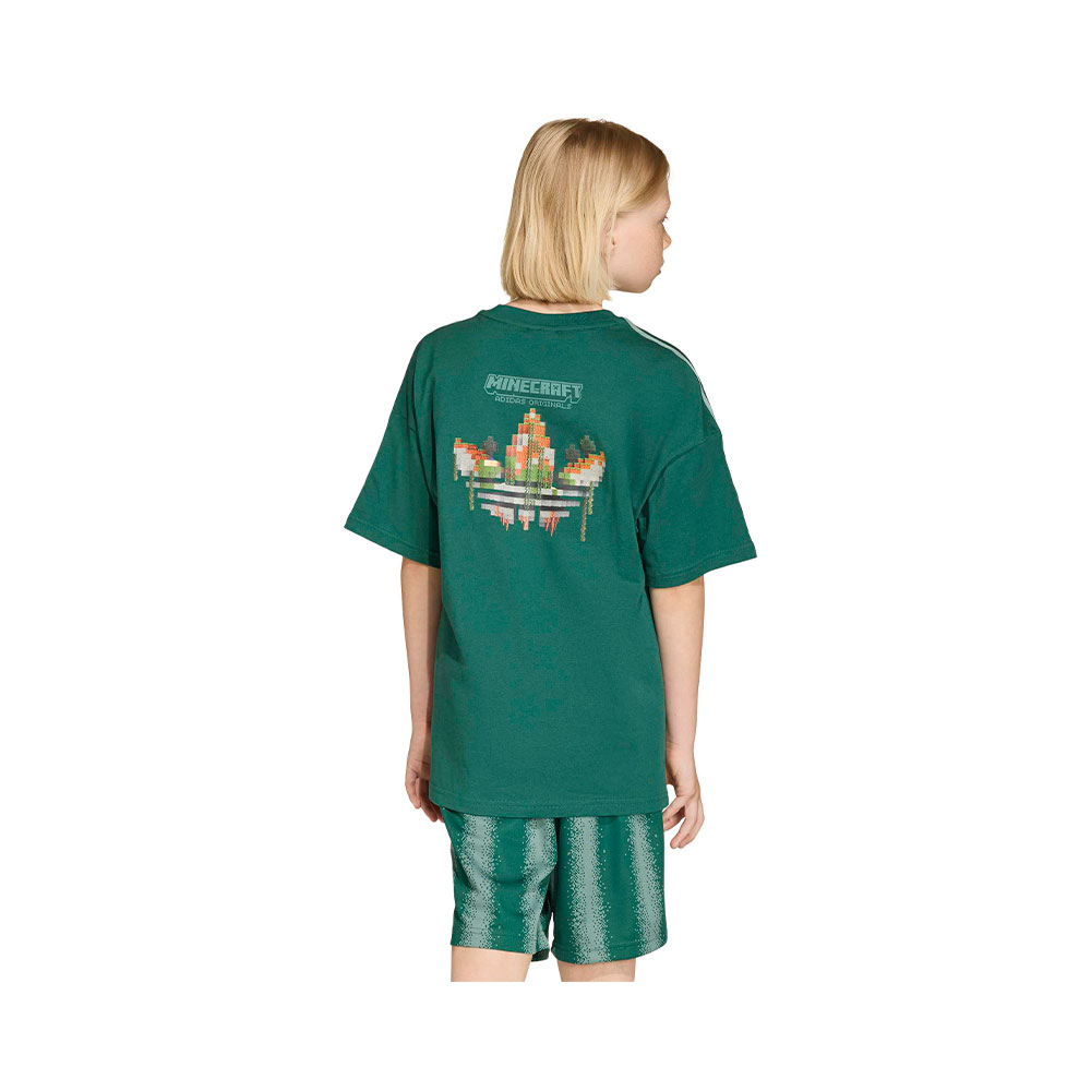 Minecraft Loose Batwing T Shirt Adidas VERDE 